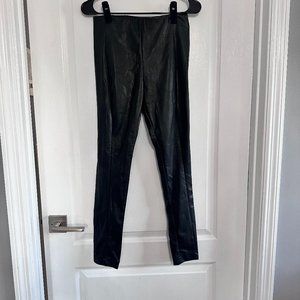 UK NEXT Petite Faux Leather Skinny Jeggings Size 4P